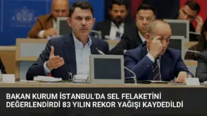 Bakan Kurum İstanbul’da Sel Felaketini Değerlendirdi 83 Yılın Rekor Yağışı Kaydedildi