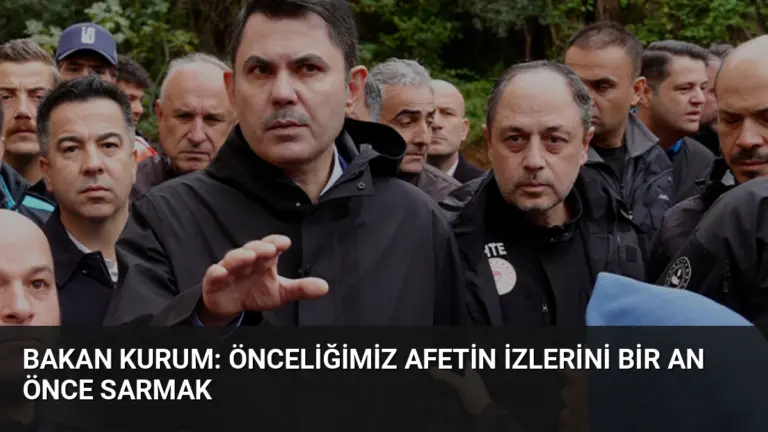 Bakan Kurum: Önceliğimiz Afetin İzlerini Bir An Önce Sarmak