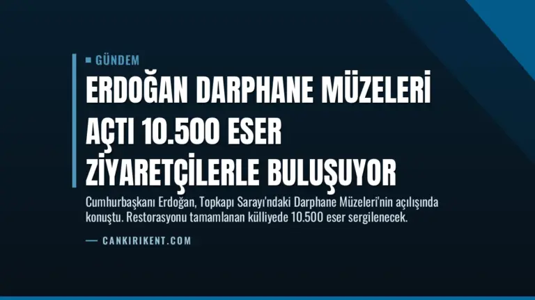 Erdoğan Darphane Müzeleri Açtı 10.500 Eser Ziyaretçilerle Buluşuyor