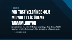 Fon Tasfiyelerinde 40.5 Milyar TL’lik Ödeme Tamamlanıyor