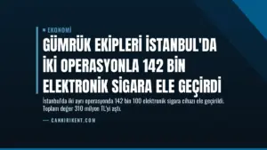 Gümrük Ekipleri İstanbul'da İki Operasyonla 142 Bin Elektronik Sigara Ele Geçirdi