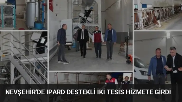 Nevşehir’de IPARD Destekli İki Tesis Hizmete Girdi
